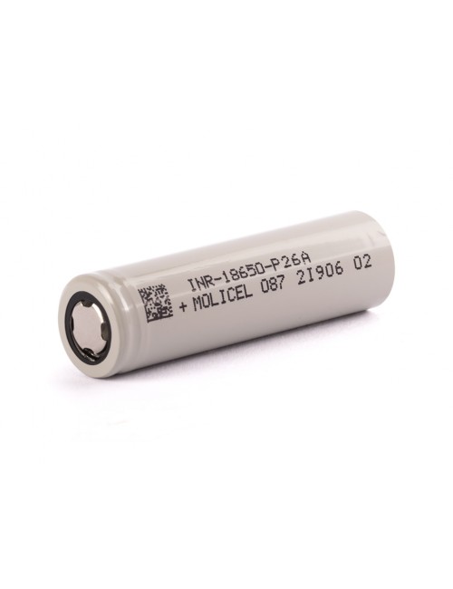 Batería INR-18650-26P 3,7V 2600mAh 35A Litio Ión MOLICEL