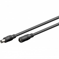 Cable de alimentación prolongador de 3m con conectores 5,5x2,1mm para paneles solares plegables - 1