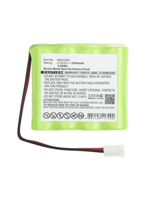 Bateria compatível para Tele Radio LE-TX-MX10, LI-TX-MN6 y LI-TX-MD10. M241054 4,8V 2000mAh - 5