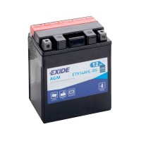 Batería moto 12V 12Ah 210CCA ETX14AHL-BS Exide serie AGM - ETX14AHL-BS -  - 3661024033787 - 1