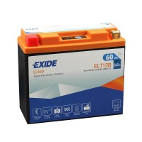 Batería moto 12V 60Wh 260CCA ELT12B Exide serie Litio Ion - ELT12B -  - 3661024036818 - 1