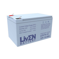 Batería 12V 14Ah C20 ciclo profundo LivEN LEV14-12 - LEV14-12 -  -  - 1