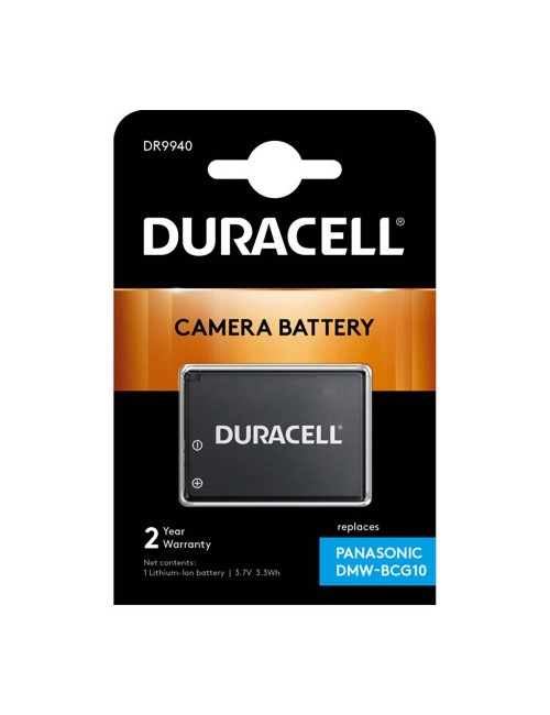 Batería Panasonic DMW-BCG10, DMW-BCG10E 3,7V 890mAh 3,3Wh Duracell - DR9940 -  - 5055190114827 - 3