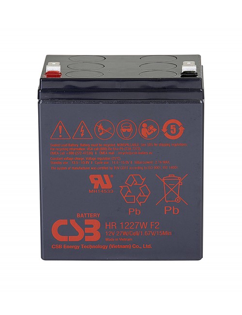 Bateria 12V 5,25Ah 21W/celda CSB HR1221W F2