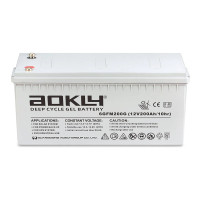 Batería gel 12V 200Ah C10 ciclo profundo Aokly 6GFM200G - 6GFM200G -  -  - 2