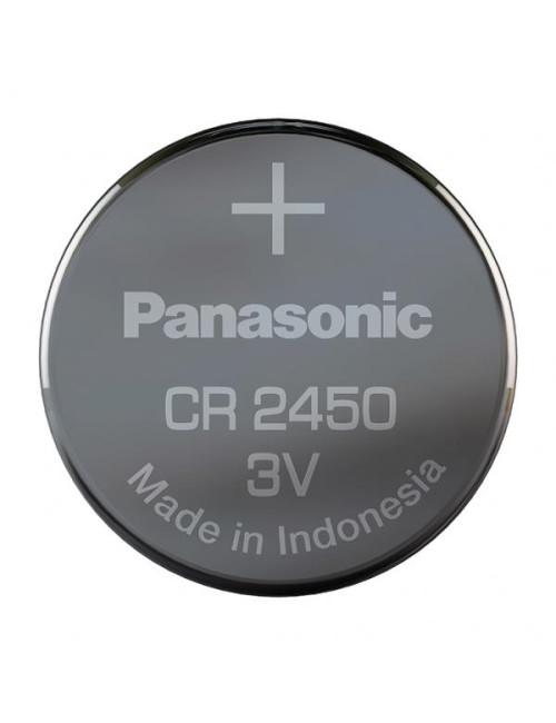 CR2450 pila litio botón 3V Panasonic (blister 1 unidad) - CR-2450EL/1B -  - 5410853014355 - 1