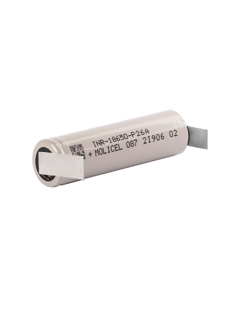 INR-18650-26P bateria Molicel 3,6V 2600mAh 35A Litio Ion - 2