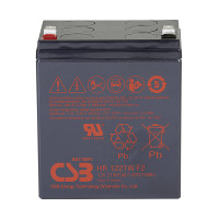 Batería 12V 5,25Ah C20 21W/celda CSB HR1221W F2 - CSB-HR1221WF2 -  -  - 1