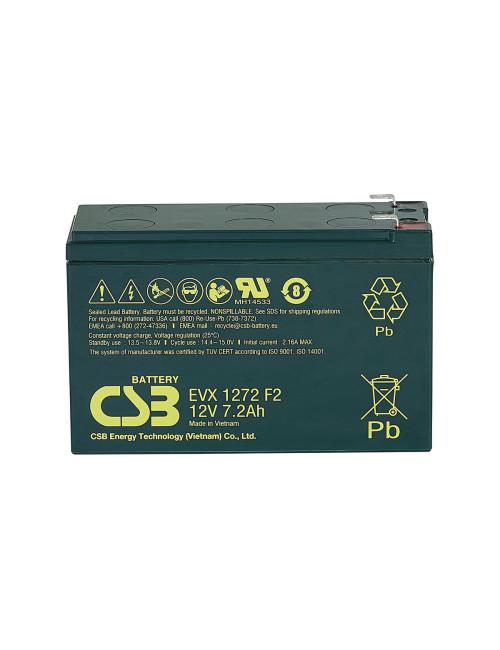 Bateria 12V 7,2Ah C20 CSB EVX1272 - 1