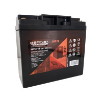 Bateria 12V 18Ah C20 70W de alta descarrega Heycar HP12-18 - 1