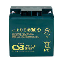 Batería 12V 30Ah C20 ciclo profundo CSB EVX12300 - CSB-EVX12300 -  -  - 1