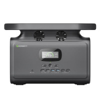 Estación de energía portátil Growatt Infinity 1500 de 1512Wh con 2000W (pico 4000W), 6xUSB, salida 12V y cargador inalámbrico - 