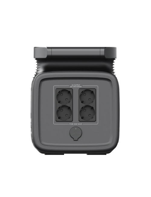 Estación de energía portátil Growatt Infinity 1500 de 1512Wh con 2000W (pico 4000W), 6xUSB, salida 12V y cargador inalámbrico - 