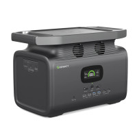 Estación de energía portátil Growatt Infinity 1500 de 1512Wh con 2000W (pico 4000W), 6xUSB, salida 12V y cargador inalámbrico - 