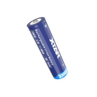 Bateria 18650 3,7V 3300mAh 10A Lítio Ion com circuito de protecção e trinco XTAR - 1