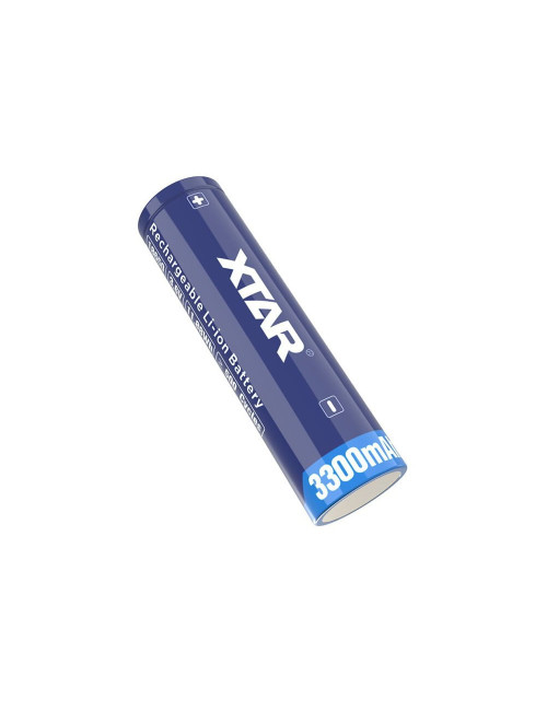 Bateria 18650 3,7V 3300mAh 10A Lítio Ion com circuito de protecção e trinco XTAR - 2