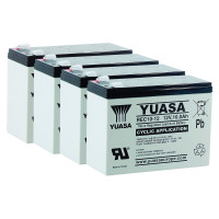 Pacote 4 baterias para OSET 20.0 Eco de 12V 10Ah C20 ciclo profundo Yuasa REC10-12 - 1