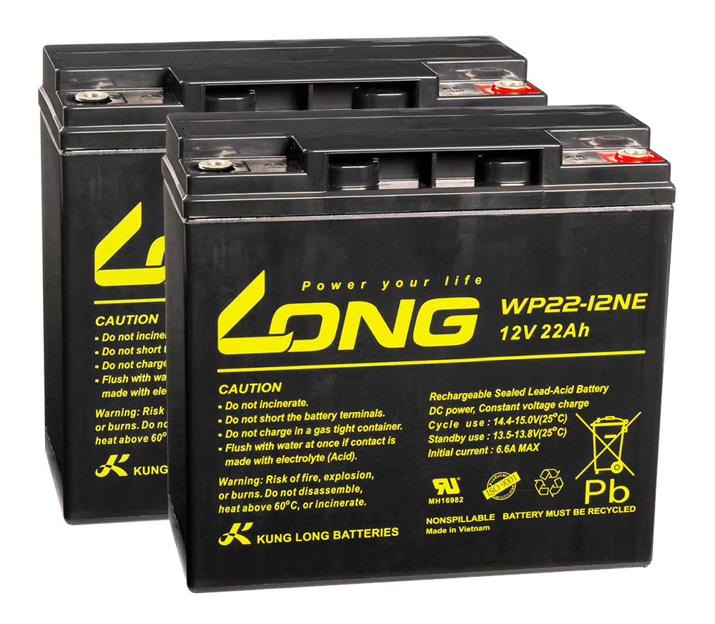 Long WP40-12. Batterie de fauteuil roulant Long 40Ah 12V