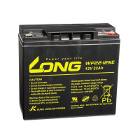 Batería para motor auxiliar Power Pack plus de Teyder de 12V 22Ah C20 ciclo profundo Long WP22-12NE - WP22-12NE -  -  - 1