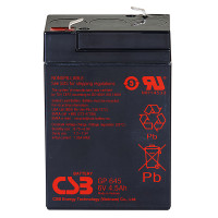 Batería 6V 4,5Ah C20 CSB GP645 - CSB-GP645 -  -  - 1