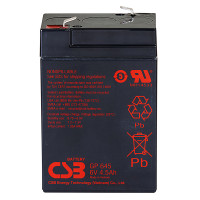 Bateria 6V 4,5Ah C20 CSB GP645 - 1