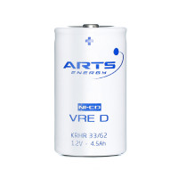 Batería D 1,2V 4500mAh Ni-Cd ARTS ENERGY serie VRE - VRE D -  -  - 1