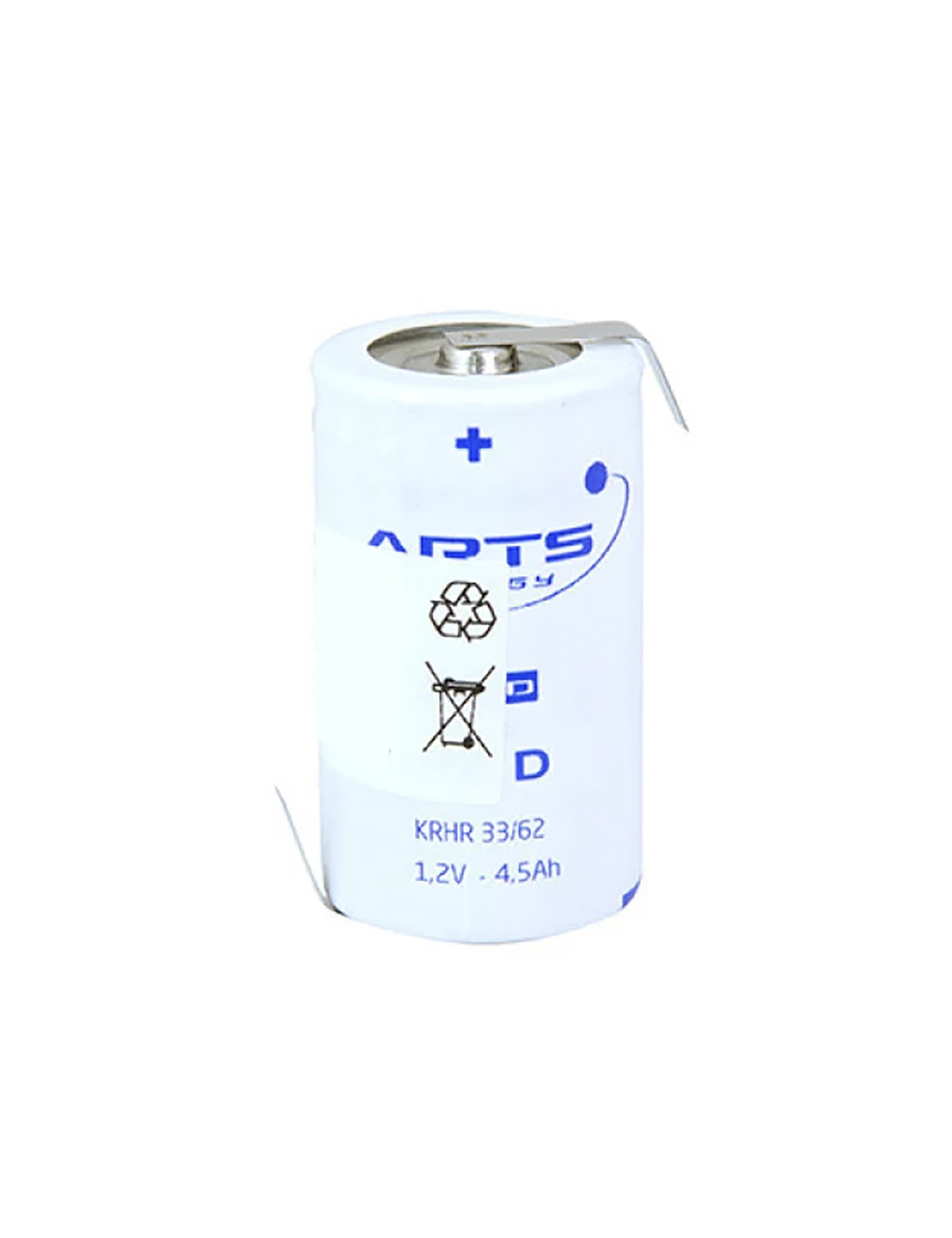Batería D 1,2V 4500mAh Ni-Cd ARTS ENERGY serie VRE - VRE D - - - 2 Batería D 1,2V 4500mAh Ni-Cd ARTS ENERGY serie VRE - VRE D - - - 2