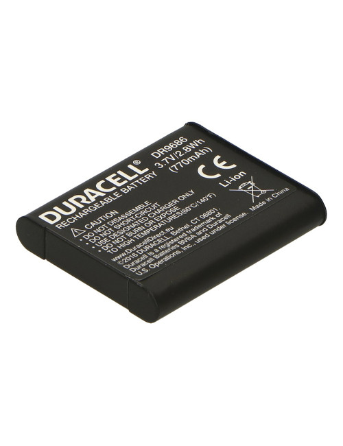 Bateria compatível com Pentax D-LI92 3,7V 770mAh 2,8Wh Duracell - 2