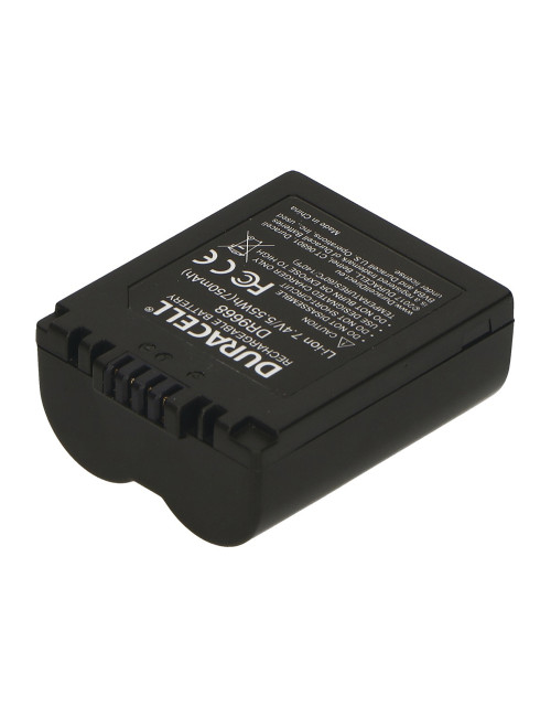 Batería compatible Panasonic CGR-S006, CGA-S006 y DMW-BMA7 7,4V 750mAh 5,55Wh Duracell - DR9668 -  - 5055190112878 - 2