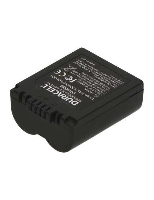 Bateria compatível Panasonic CGR-S006, CGA-S006 y DMW-BMA7 de 7,4V 750mAh 5,55Wh Duracell - 2