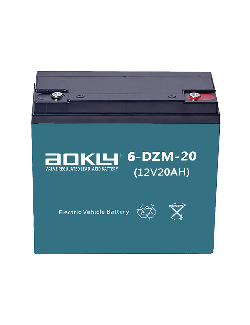 Batería 12V 20Ah C20 ciclo profundo Aokly 6-DZM-20 (6-DZF-20) - 6-DZM-20 -  -  - 1