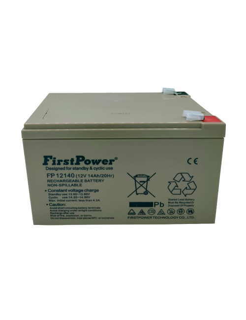 Batería 12V 14Ah C20 ciclo profundo FirstPower FP1240 - FP12140 -  -  - 1