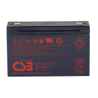 Batería 6V 12Ah C20 CSB GP6120 F2 - CSB-GP6120 -  -  - 1