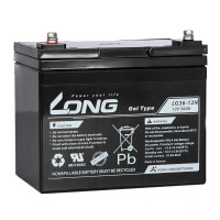 Batería gel 12V 36Ah C20 ciclo profundo Long LG36-12N - LG36-12N -  -  - 1
