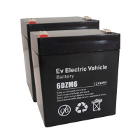Pacote de 2 baterias para elevador LIFTKAR HD de 12V 6Ah C20 ciclo profundo 6DZM6. - 1