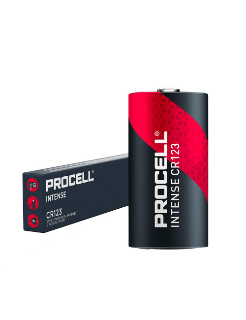 CR123A pila litio 3V Procell Intense High Power Lithium by Duracell (caja 10 unidades) - PROCELL-CR123 I -  - 5000394163393 - 1