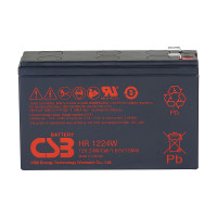 Batería 12V 6Ah 24W/celda CSB HR1224W - CSB-HR1224W -  -  - 1