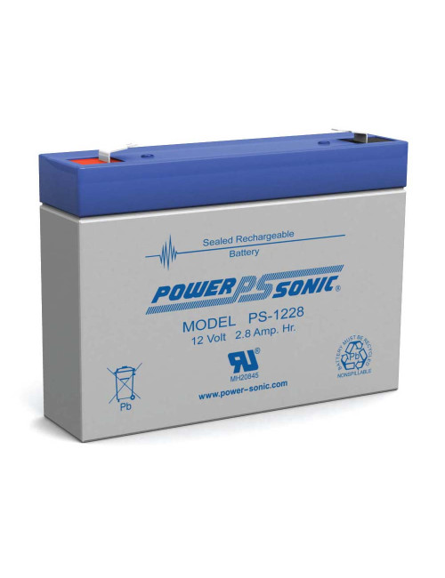 Batería 12V 2,8Ah C20 PowerSonic PS-1228 - PS-1228 -  -  - 1