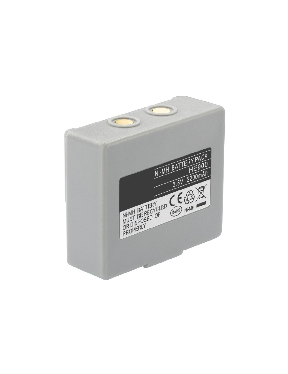 Batería compatible Hetronic HE900, 68300600, 68300900, 68300940, 68300990... 3,6V 2200mAh - HE900 -  -  - 1