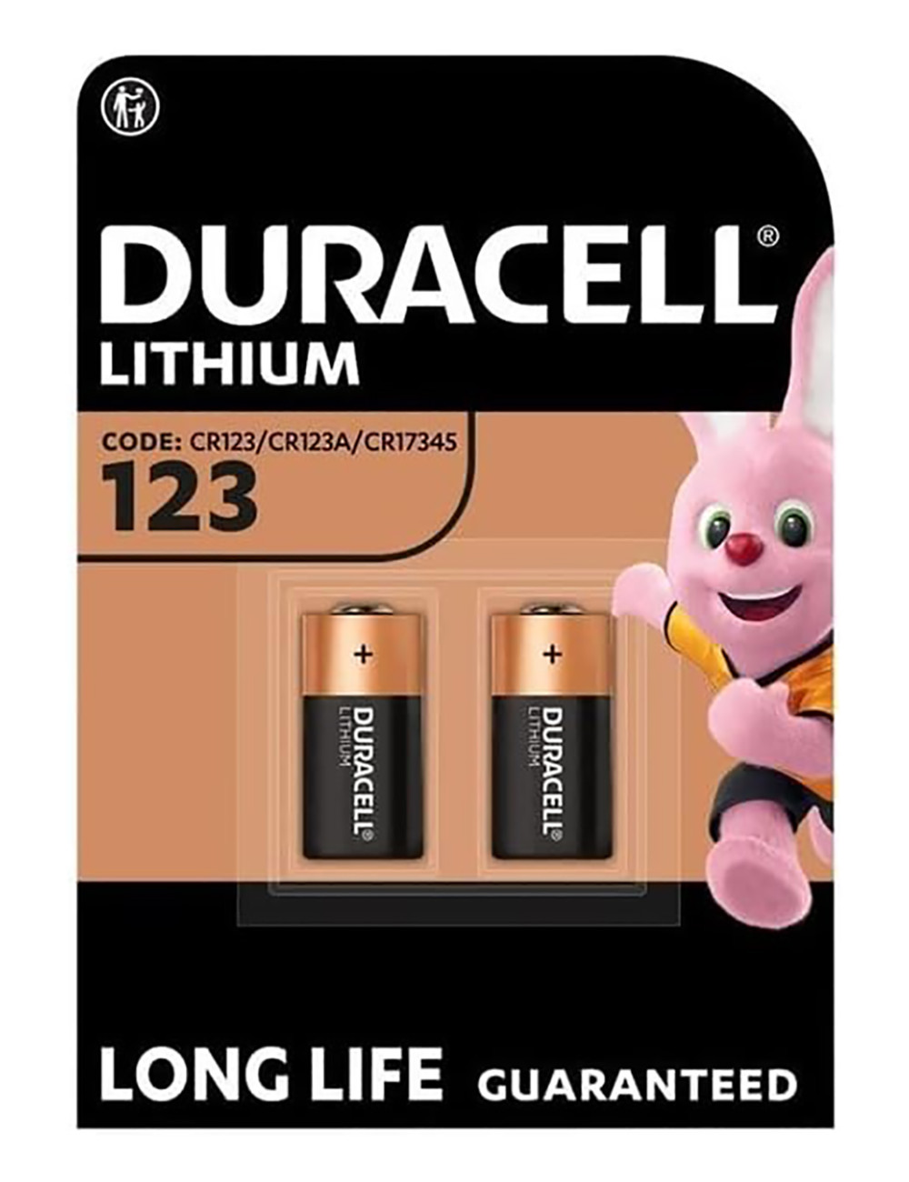 CR123A pila de litio 3V Duracell Lithium (blister 2 unidades) - CR123/B2 -  - 5000394020320 - 1