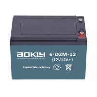 6-DZM-12 bateria 12V 12Ah C2 de ciclo profundo Aokly (6-DZF-12, 6-DFM-12A) - 1