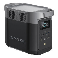 EcoFlow DELTA 2 estación de energía portátil con batería LiFePO4 de 1024Wh, 4 enchufes (1800W máx.), 6xUSB y toma de mechero 12V