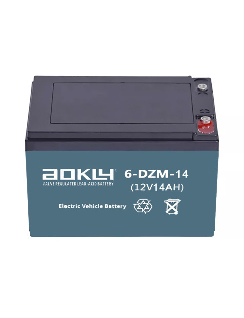 6-DZM-14 batería 12V 14Ah C2 ciclo profundo Aokly (6-DZM-12, 6-DZF-12, 6-DFM-12) - 6-DZM-14 -  -  - 1
