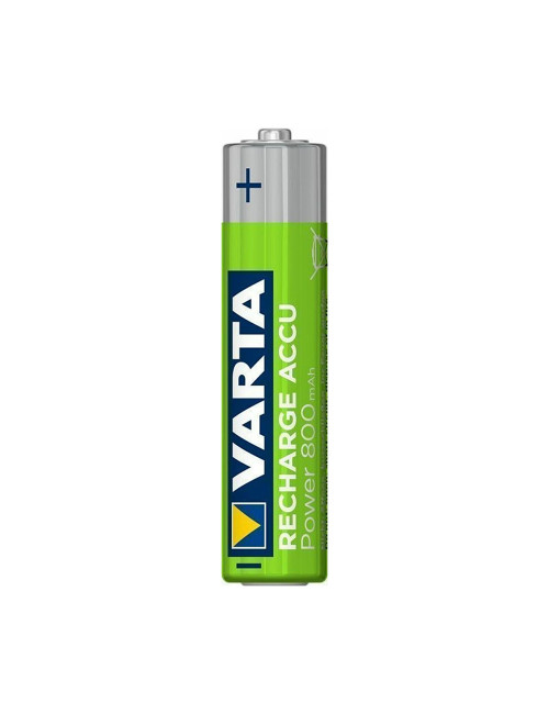 Pilha AAA recarregável 1,2V 800mAh Ni-Mh Varta Recharge Accu power (embalagem industrial) - 1