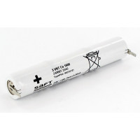 Bateria para iluminación de emergencia de 3,6V 1,6Ah Ni-Cd con terminales faston - 3VNTCS1.6 -  -  - 3