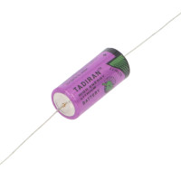 SL761/P pila litio 2/3AA 3,6V 1,5Ah con terminales axiales Tadiran serie LTC - SL-761/P -  -  - 1