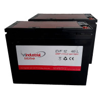 Pack 2 baterías para Libercar Dolce Vita de 12V 45Ah C20 ciclo profundo EVF12-45L (6-EVF-38) - 2xEVF12-45L -  -  - 1