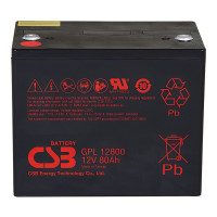 GPL12800 batería 12V 80Ah C20 M6 larga vida CSB - CSB-GPL12800 -  -  - 1