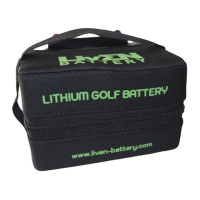 Batería carro de golf 12,8V 22,4Ah LiFePO4 con bolsa y cargador Liven LVIF22-12G - LVIF22-12G -  -  - 2