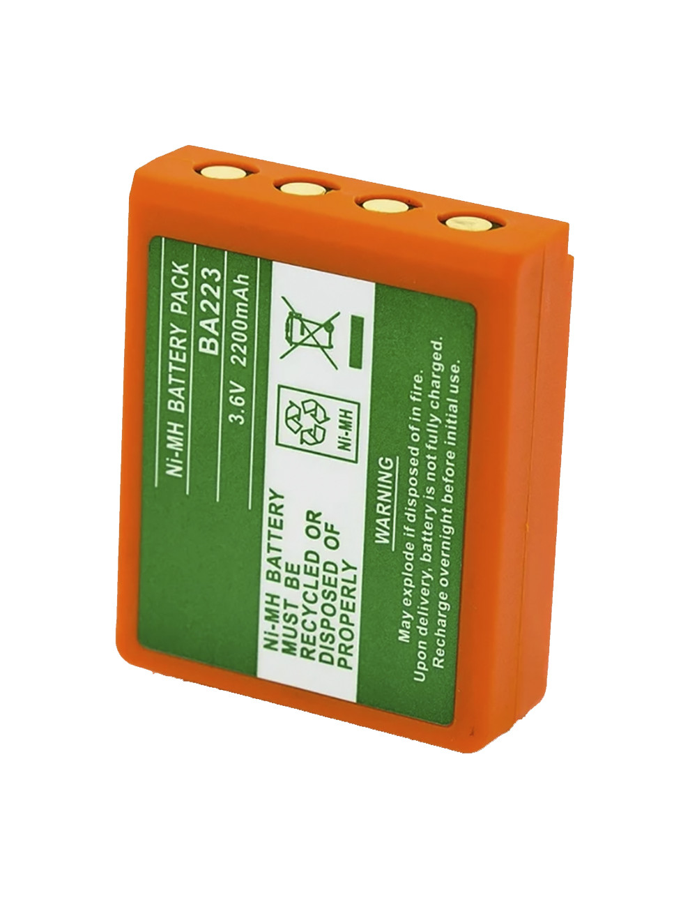 Batería compatible HBC Radiomatic FUB6, BA223030, BA223000 3,6V 2200mAh - BA223 -  -  - 1